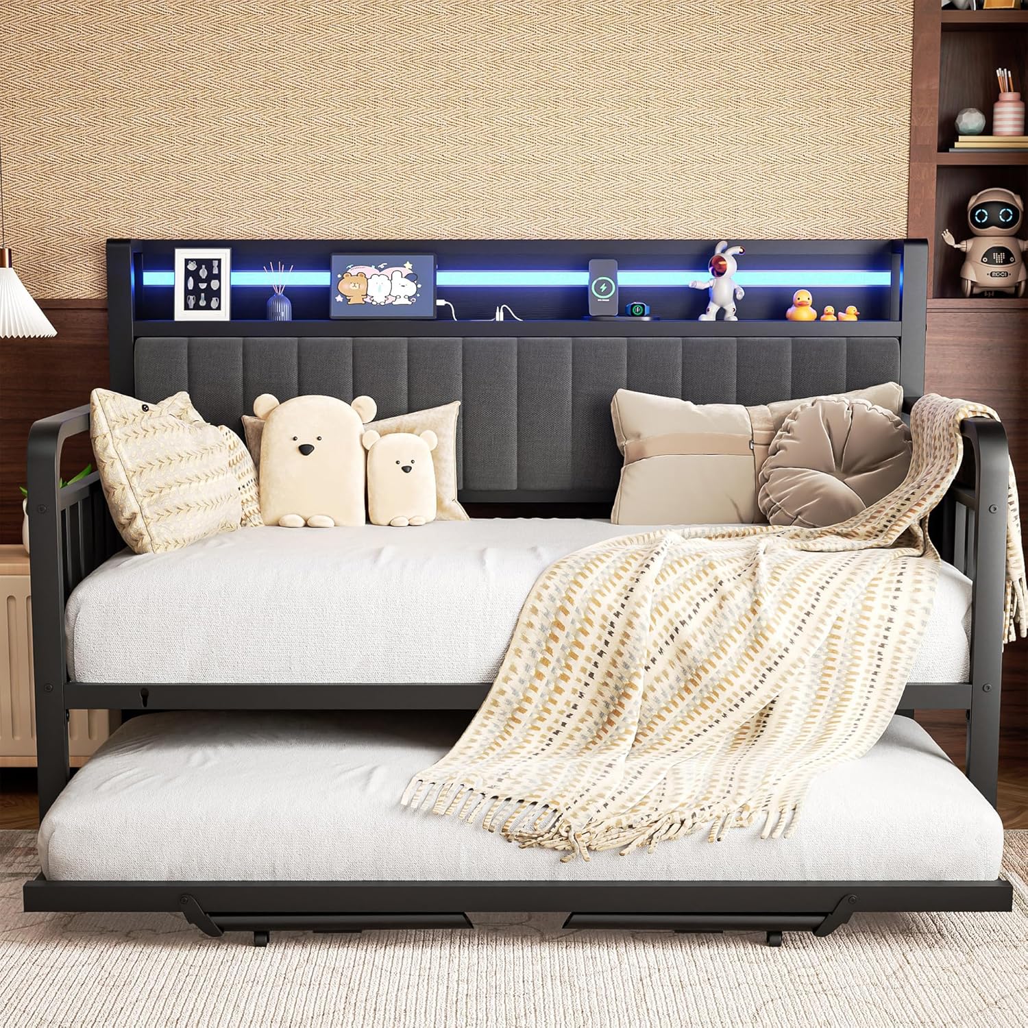 iron beds queen